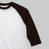 リブクルーネックＴシャツ